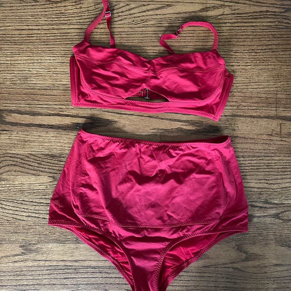 Malia Mill Red Bikini Set GUC